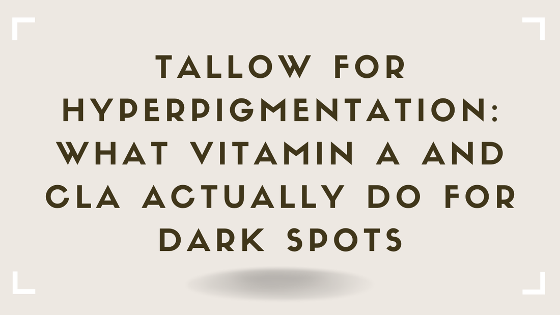Tallow for Hyperpigmentation: What Vitamin A and CLA Actually Do for Dark Spots