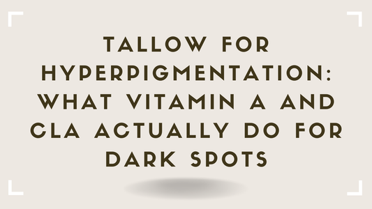 Tallow for Hyperpigmentation: What Vitamin A and CLA Actually Do for Dark Spots