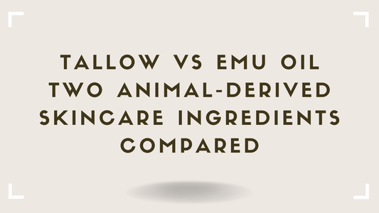 Tallow vs Emu Oil: Two Animal-Derived Skincare Ingredients Compared