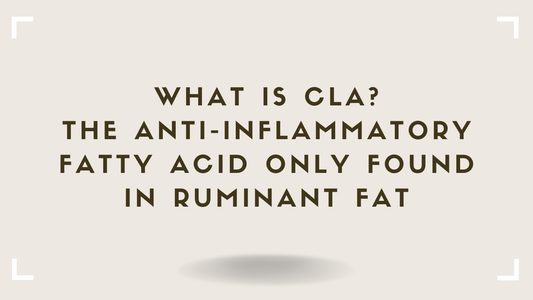 What Is CLA The Anti-Inflammatory Fatty Acid Only Found in Ruminant Fat