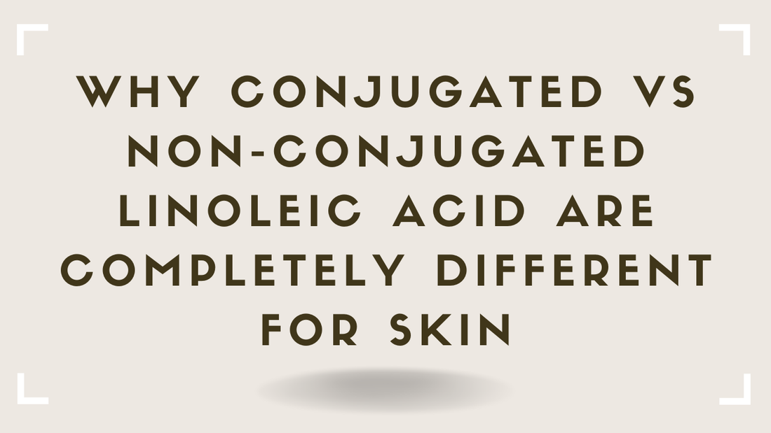 Why Conjugated vs Non-Conjugated Linoleic Acid Are Completely Different for Skin