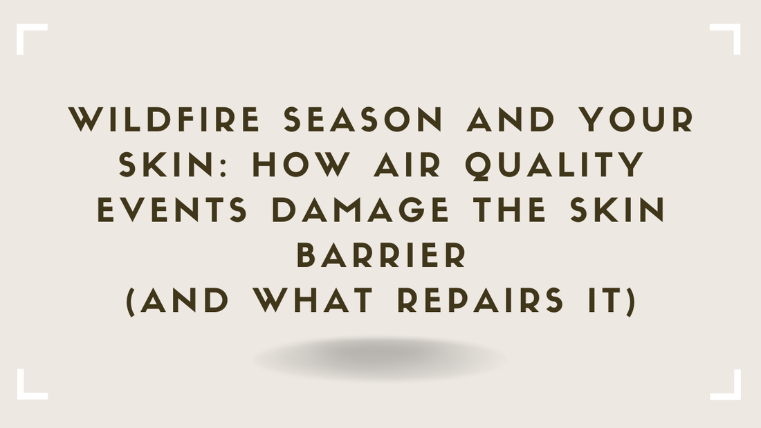 Wildfire Season and Your Skin How Air Quality Events Damage the Skin Barrier (And What Repairs It)
