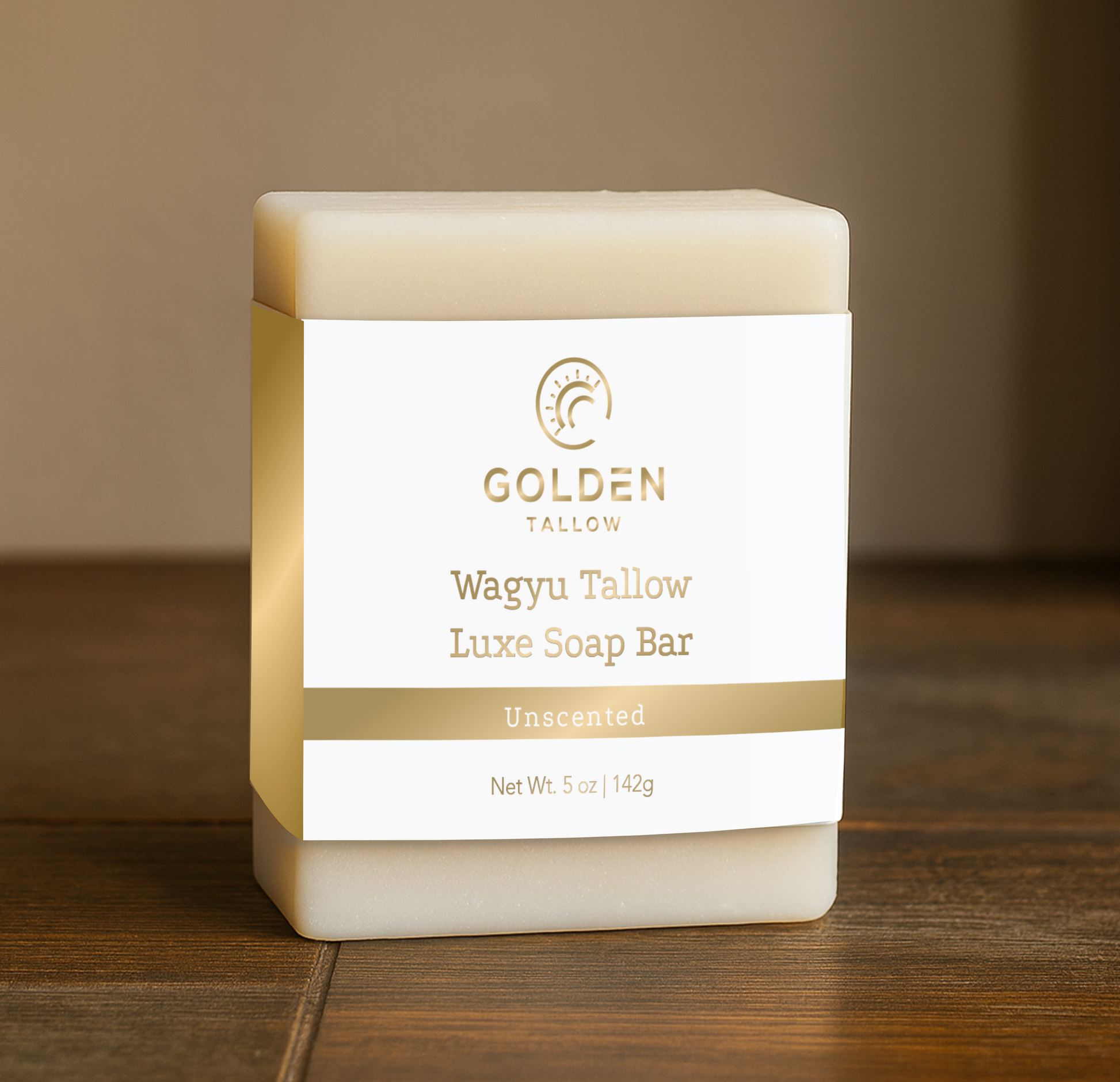 Unscented Wagyu tallow soap - pure natural body soap bar